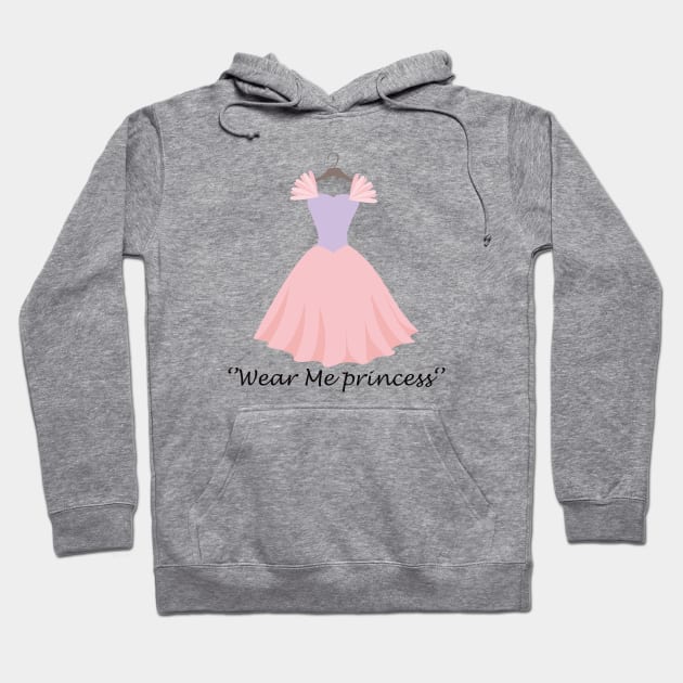 princess Dress Hoodie by Gaming girly arts